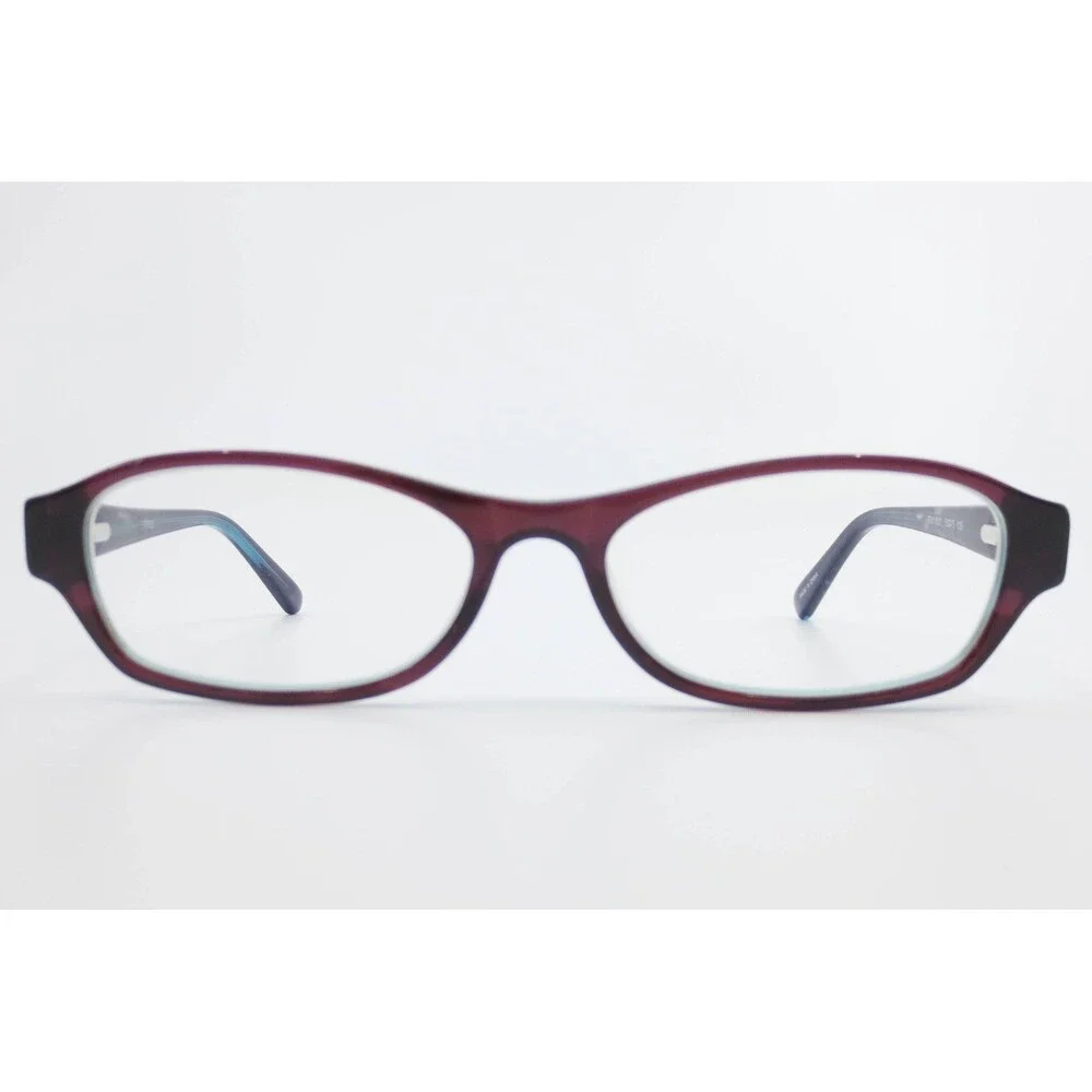 FM11517 Oval Eyeglass Frames Burgundy Purple Teal Blue 50-15-135 38980